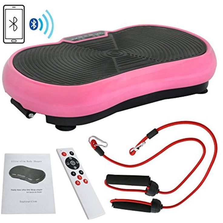 Full Body Vibration Platform Massage Machine Workout Trainer with Bluetooth Music Connection
